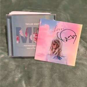 Taylor Swift Signed Lover Insert With ME! CD